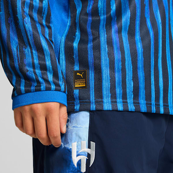 Camiseta retro KIDSUPER x AL-HILAL SFC para hombre, Blue Intense-Club Navy, large-MEX