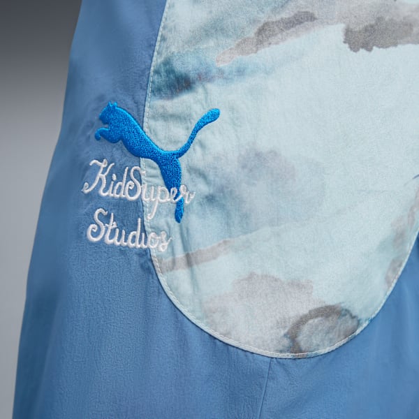 Pantalones PUMA x KIDSUPER C.F. Monterrey Travel para hombre, Blue Horizon-Electro Royal, large-MEX