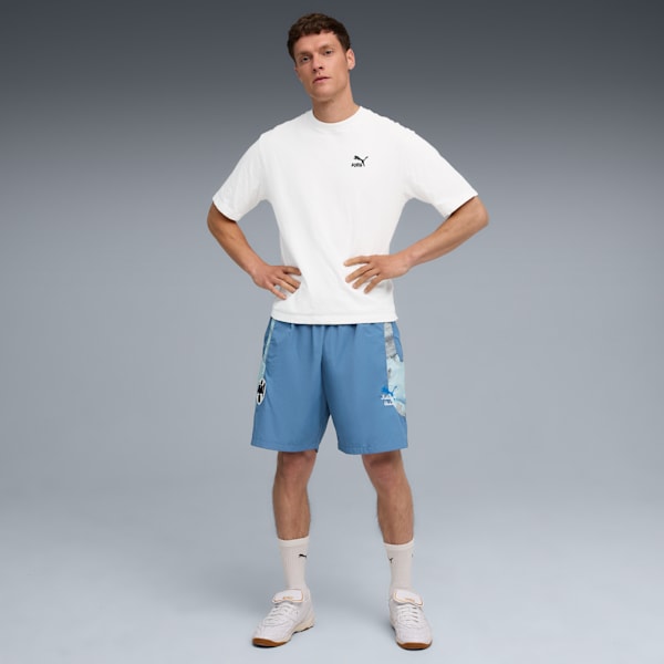 Shorts PUMA x KIDSUPER C.F. Monterrey Travel para hombre, Blue Horizon-Electro Royal, large-MEX