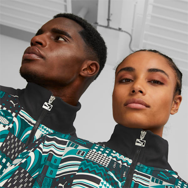 PUMA x DAVIDO T7 Jacket Men, Deep Aqua, large-ZAF