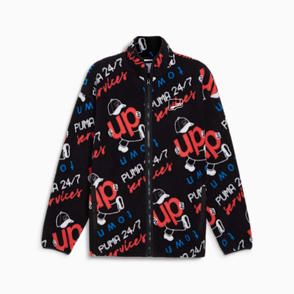 UPTOWN Polar Fleece Jacket, PUMA Black, large-ZAF
