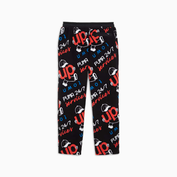UPTOWN Polar Fleece Pants, PUMA Black, large-ZAF