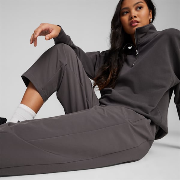YONA Women's Pants, Shadow Gray, large-ZAF