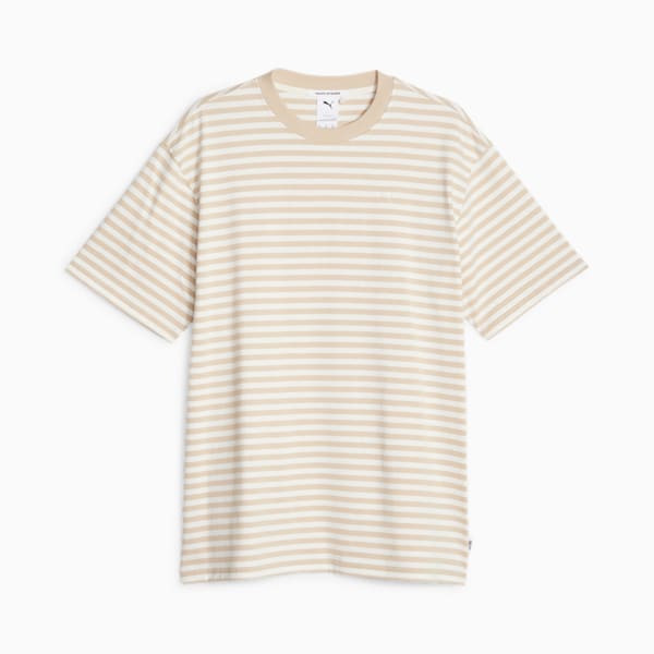 MMQ Service Line Tee, Granola, large-ZAF