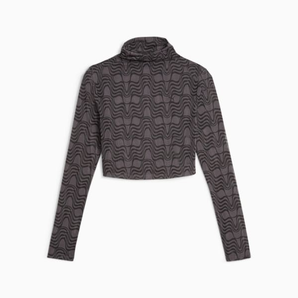 WINTER RINK Women's Long Sleeve Tee, PUMA Black, large-ZAF