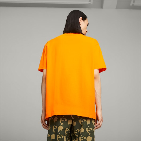 Remera PUMA x PLEASURES Typo, Orange Glo, large-ARG