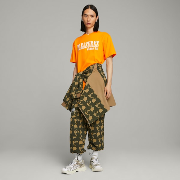 PUMA x PLEASURES Men's Cargo Pants, Chocolate Chip, large-ZAF