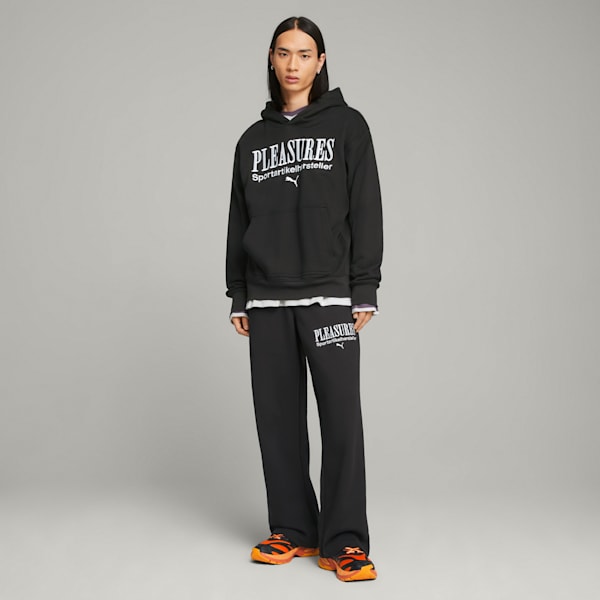 PUMA x PLEASURES Men's Sweatpants, PUMA Black, large-ZAF