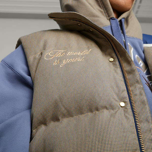 PUMA x RHUIGI Puffer Vest, Persian Blue, large-ZAF