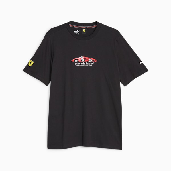 Remera para hombre Scuderia Ferrari Race, PUMA Black, large-ARG