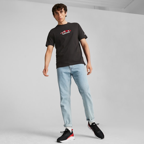 Remera para hombre Scuderia Ferrari Race, PUMA Black, large-ARG