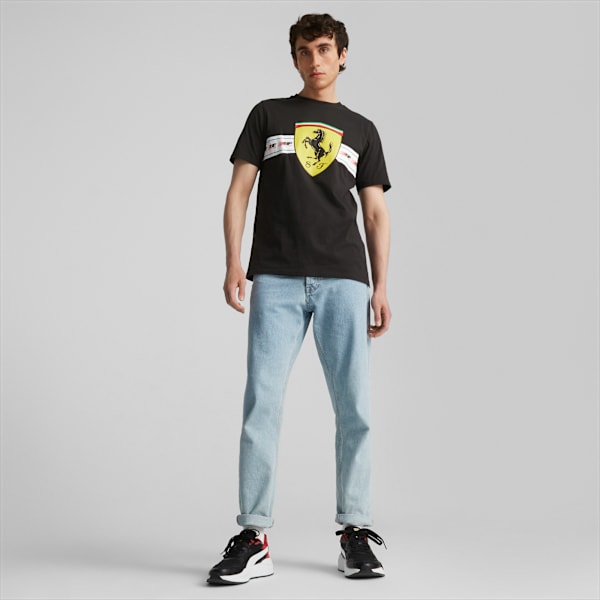 Playera de automovilismo para hombre Scuderia Ferrari, PUMA Black, large-MEX
