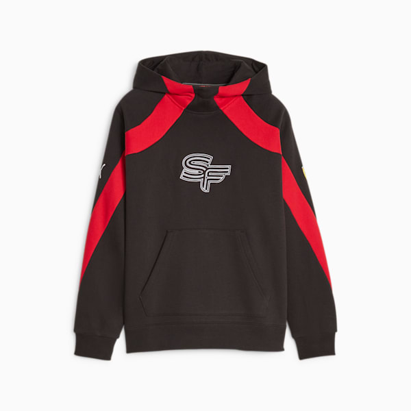 Scuderia Ferrari Race Statement Youth Hoodie, PUMA Black, large-ZAF
