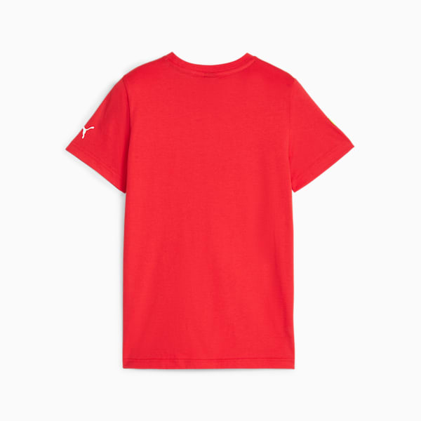 Scuderia Ferrari Youth Motorsport Tee, Rosso Corsa, large-ZAF