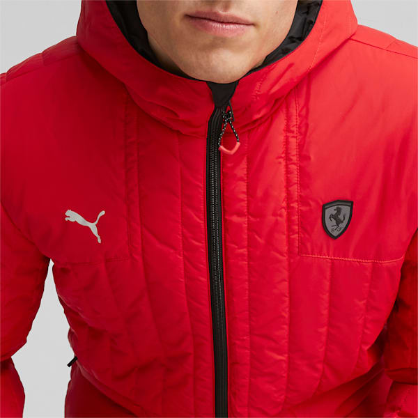 Scuderia Ferrari Style Reversable Padded Jacket, PUMA Black-Rosso Corsa, large-ZAF