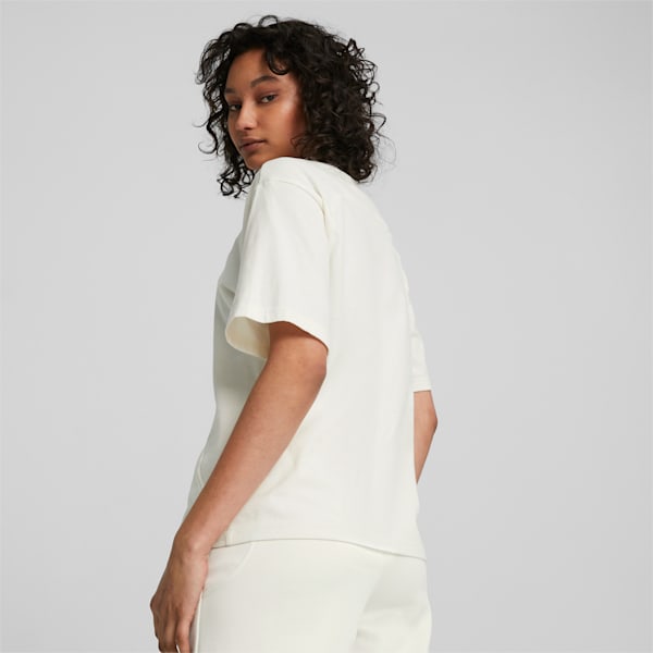 Scuderia Ferrari Style Women's Tee, Warm White, large-ZAF