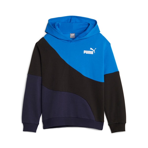 Buzo con capucha POWER CAT para jovenes, PUMA Navy, large-ARG