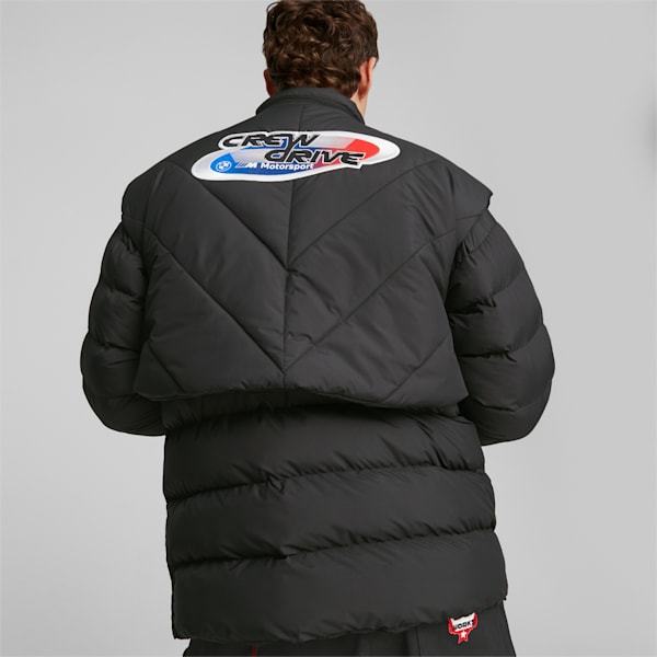 BMW M Motorsport Garage Crew Men's Jacket, PUMA Black, large-ZAF