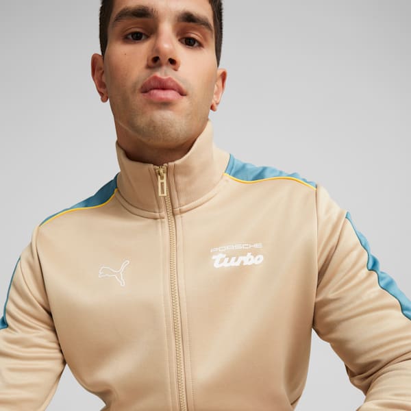 Porsche Legacy MT7 Track Jacket, Sand Dune, large-ZAF