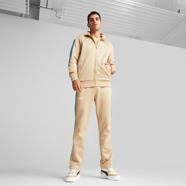Porsche Legacy MT7 Track Jacket, Sand Dune, large-ZAF