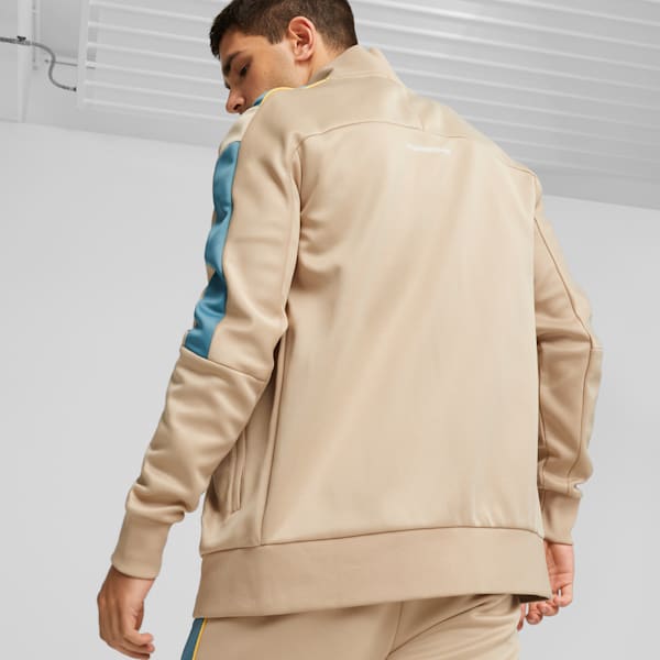 Porsche Legacy MT7 Track Jacket, Sand Dune, large-ZAF