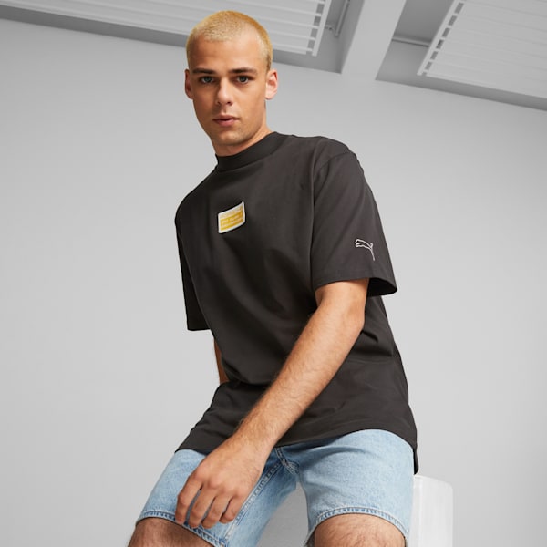 Remera Porsche Legacy Statement, PUMA Black, large-ARG