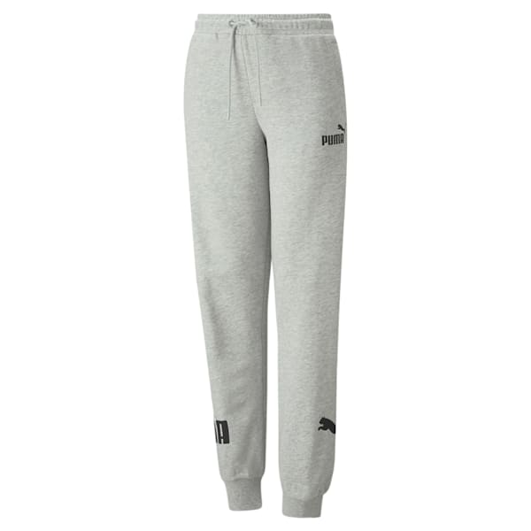 Pantalones de deporte juveniles POWER, Light Gray Heather, large-ARG