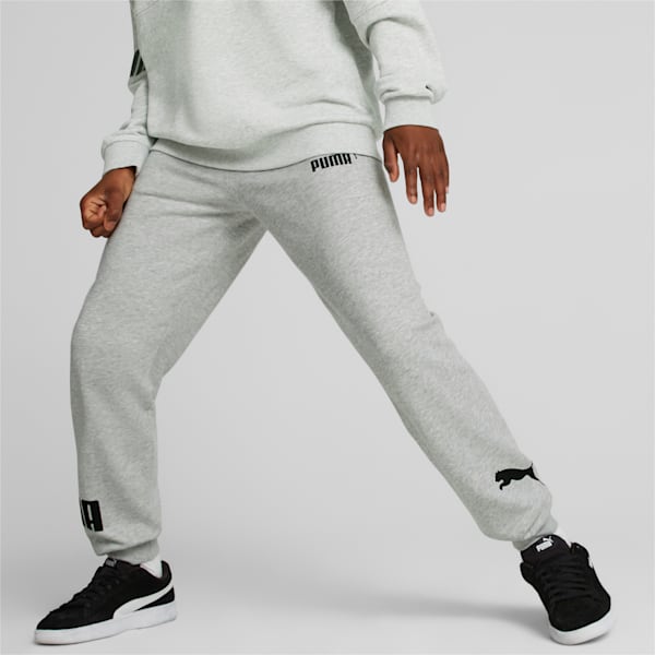 Pantalones de deporte juveniles POWER, Light Gray Heather, large-ARG