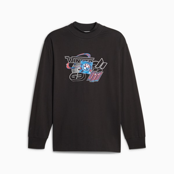 BMW M Motorsport Statement Long Sleeve Tee, PUMA Black, large-ZAF