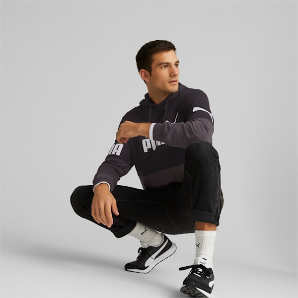 Buzo con capucha PUMA POWER, PUMA Black, large-ARG