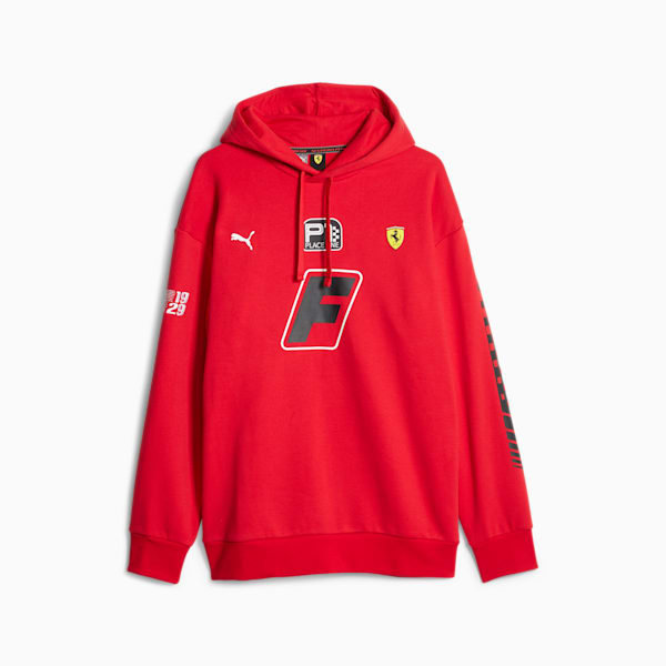 Scuderia Ferrari Race Garage Crew Men's Hoodie, Rosso Corsa, large-ZAF