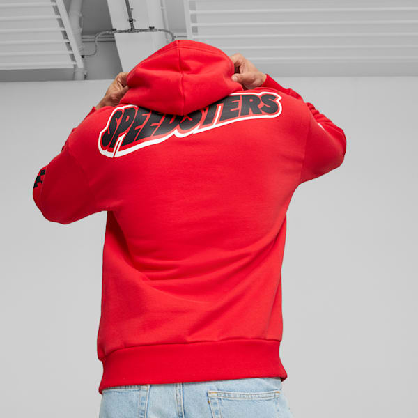 Scuderia Ferrari Race Garage Crew Men's Hoodie, Rosso Corsa, large-ZAF