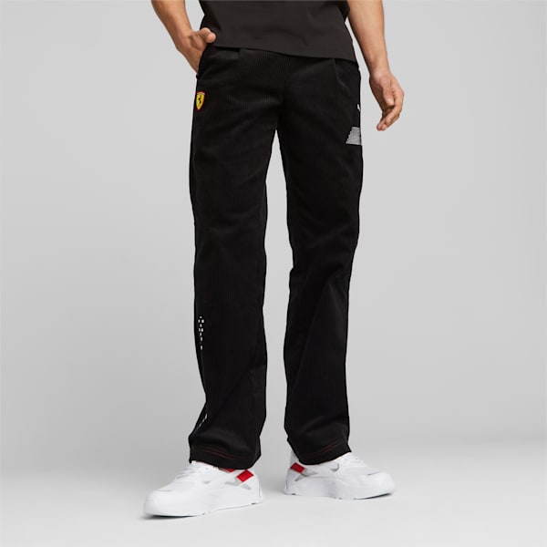 Scuderia Ferrari Race Garage Crew Men's Pants, PUMA Black, large-ZAF