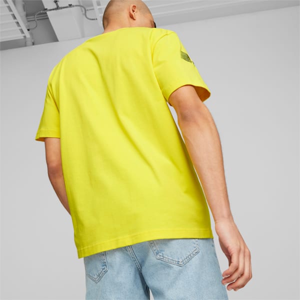 Scuderia Ferrari Race Garage Crew Men's Tee, Speed Yellow, large-ZAF