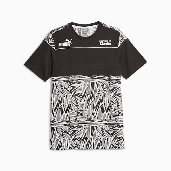 Porsche Legacy Men's Camo SDS Motorsport Tee, PUMA Black, large-ZAF
