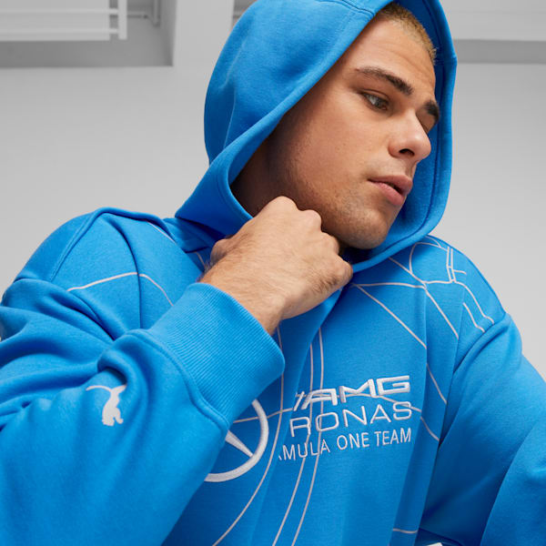 Mercedes-AMG PETRONAS Statement Men's Motorsport Sweatshirt, Ultra Blue, large-ZAF