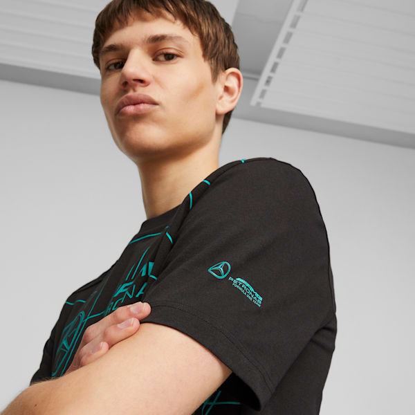 Mercedes-AMG PETRONAS Statement Men's Motorsport Tee, PUMA Black, large-ZAF