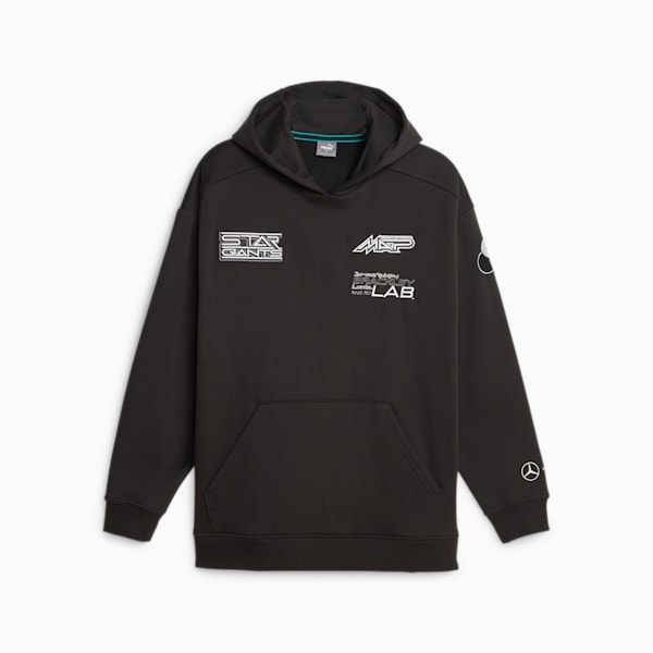 Mercedes-AMG Petronas Motorsport Garage Crew Hoodie, PUMA Black, large-ZAF