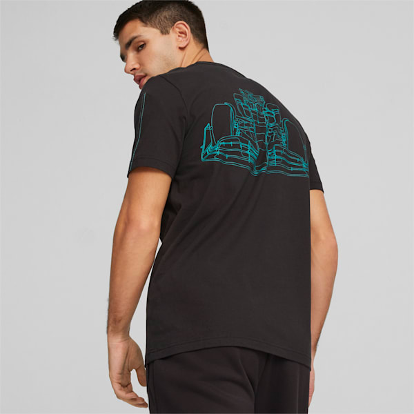 Mercedes-AMG PETRONAS Men's MT7 Tee, PUMA Black, large-ZAF