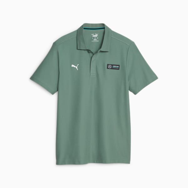 Mercedes-AMG PETRONAS Men's Motorsport Polo, Eucalyptus, large-ZAF