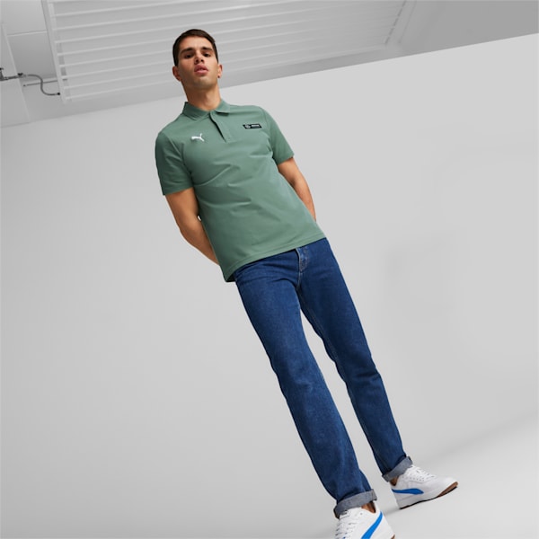 Mercedes-AMG PETRONAS Men's Motorsport Polo, Eucalyptus, large-ZAF
