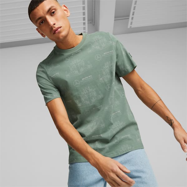 Remera para hombre Mercedes-AMG PETRONAS, Eucalyptus, large-ARG