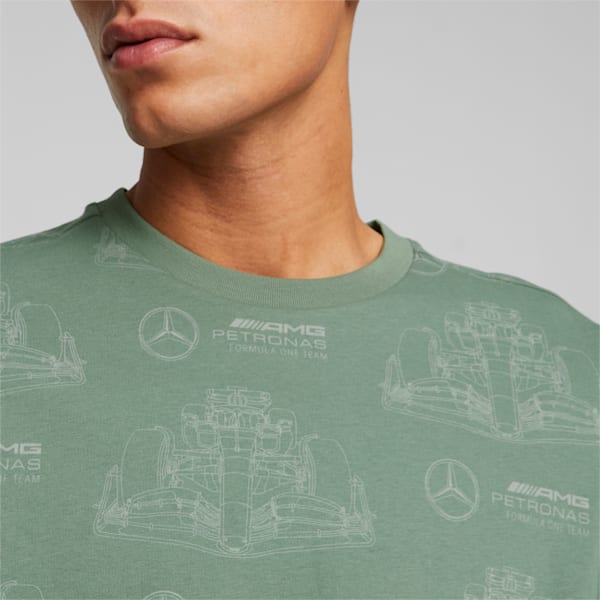 Remera para hombre Mercedes-AMG PETRONAS, Eucalyptus, large-ARG