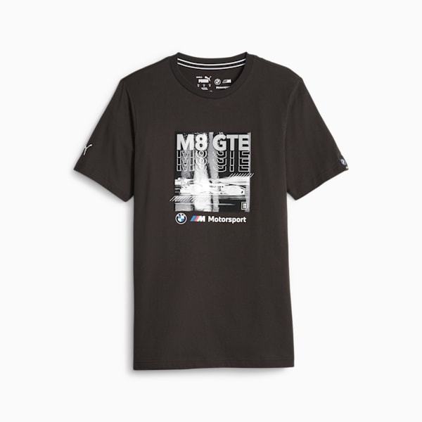 BMW M Motorsport Men's Car Graphic Tee, PUMA Black, large-ZAF