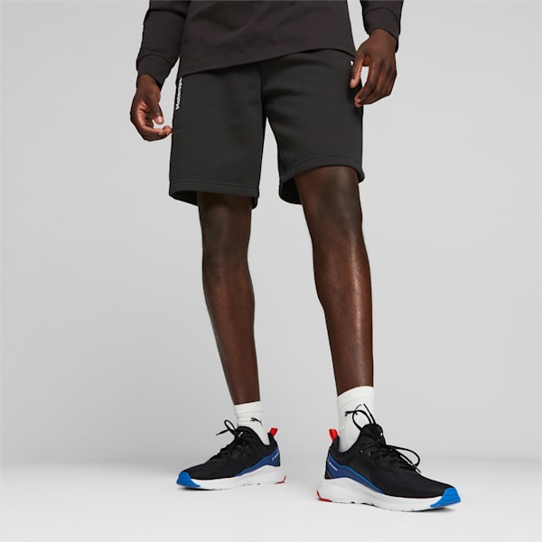 BMW M Motorsport Essentials Fleece Shorts, PUMA Black, large-ZAF