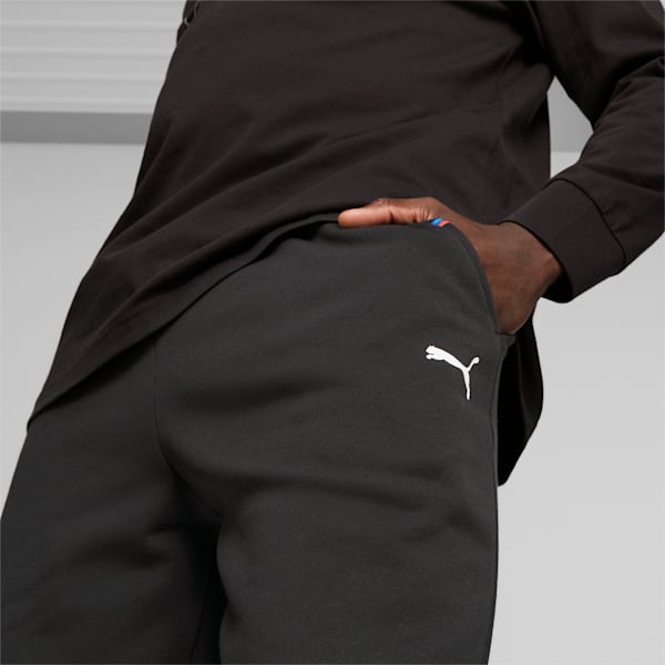 BMW M Motorsport Essentials Fleece Shorts, PUMA Black, large-ZAF