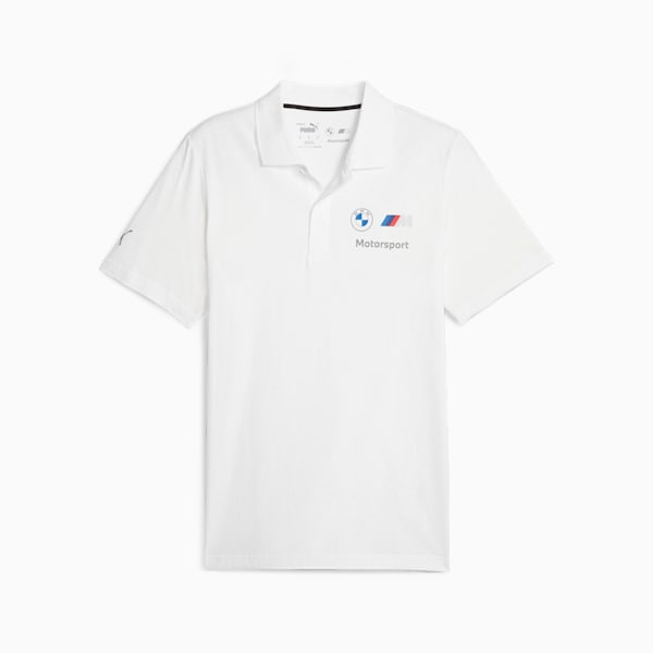 BMW M Motorsport Men's Polo, PUMA White, large-ZAF