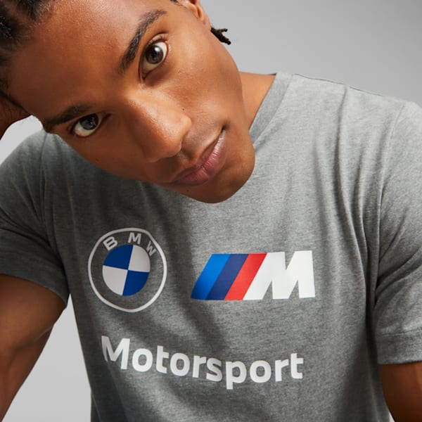 Remera ESS Logo para hombre BMW M Motorsport, Medium Gray Heather, large-ARG