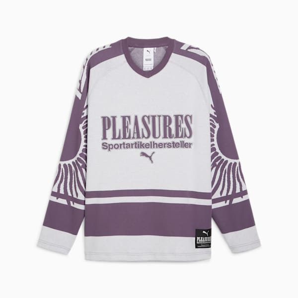 PUMA x PLEASURES Men's Ice Hockey Jersey, PUMA White, large-ZAF