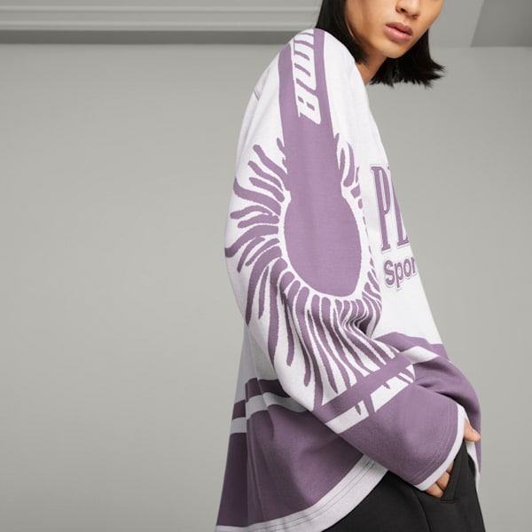 PUMA x PLEASURES Men's Ice Hockey Jersey, PUMA White, large-ZAF